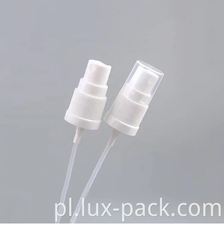 Dostosowana 18/415 plastikowa pompa natryskowa do szklanej butelki opakowanie olejku eterycznego 18 mm plastikowy dozownik mgły